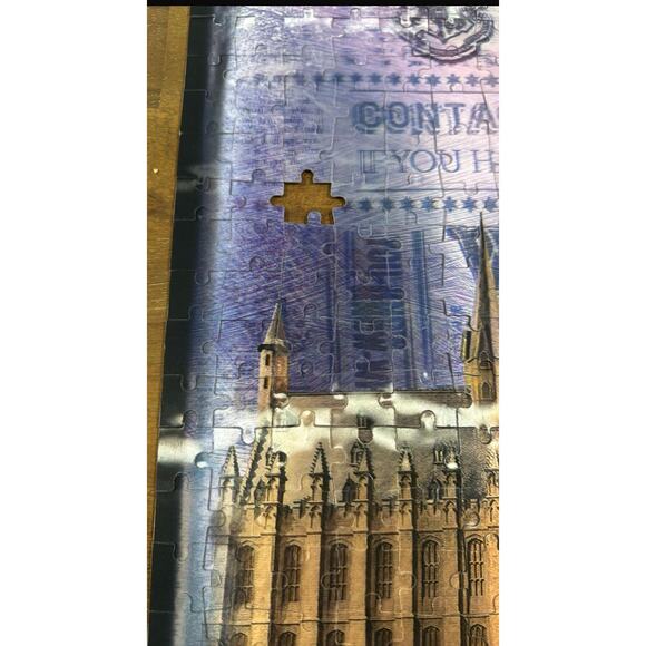 Harry Potter Wizarding World Hogwarts & Hedwig 500 P Jigsaw Puzzle 3D INCOMPLETE - Picture 2 of 7